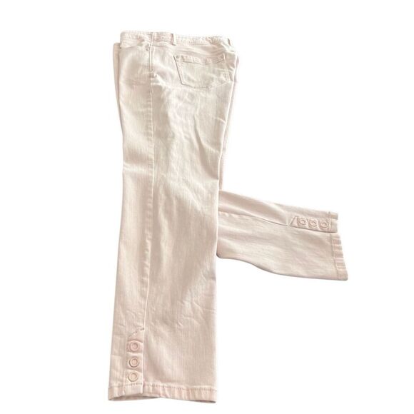 J. Jill slim fit pink jeans pants size 12 - Picture 1 of 9